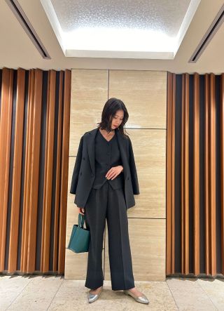 7色 オールインワン テーラード 切替 プリーツ パンツ こなれ感 楽天市場】クーポン利用で2180円！パンツ《アコーディオン