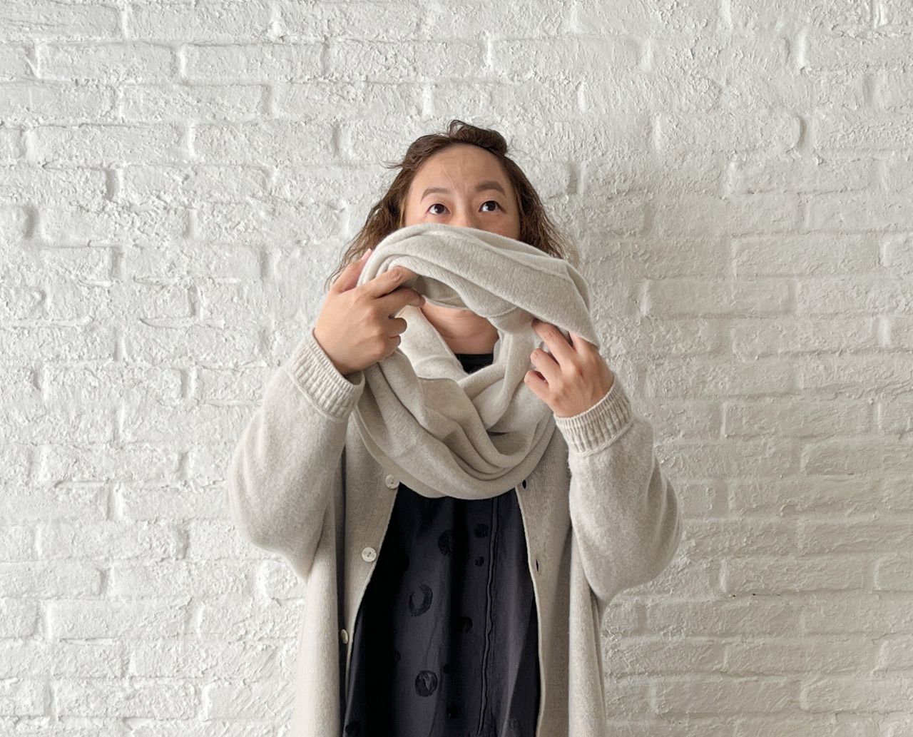 ファインウール ロングVカーディガン | pas de calais Online | pas