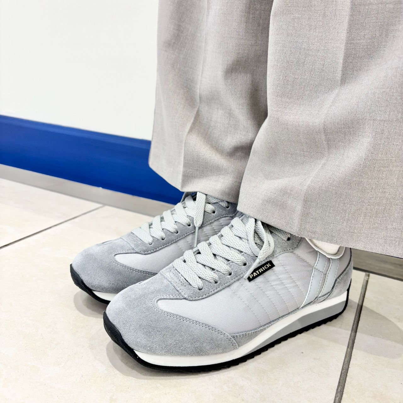 PATRICK TRICK スニーカー 37 ホワイト/グレー 12/2(火) 発売 PATRICK(パトリック) 復 | WASH ルミネ大宮店 | WASH