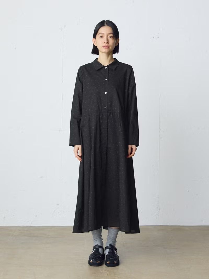 マルコ黒 LL 　すみっち MidiUmi ウエスト切り替えドットワンピース｜ MARcourt ONLINE STORE