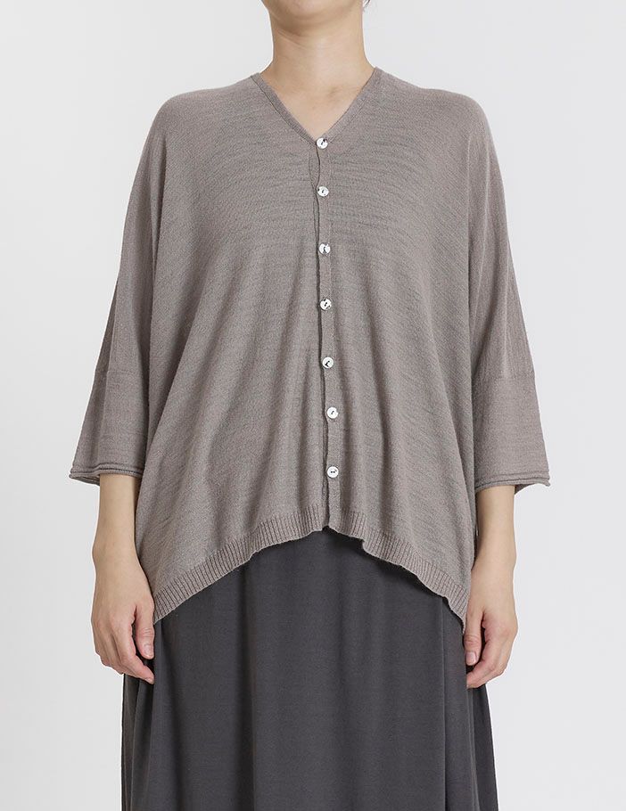 パドカレ pas de calais 麻 リネンニット ロングジレカーディガン 楽天市場】≪特別price≫麻混トッパーニットカーディガン 長袖