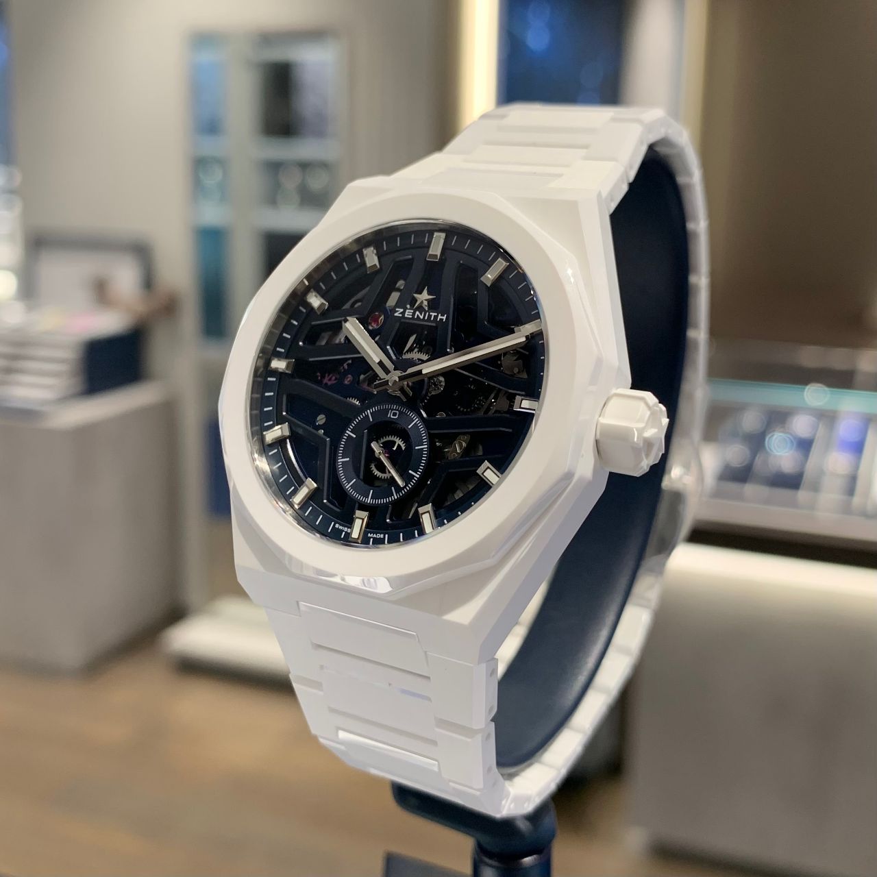 ホワイトセラミック腕時計 ゼニス】最新モデル発表！デファイ スカイライン スケルトン