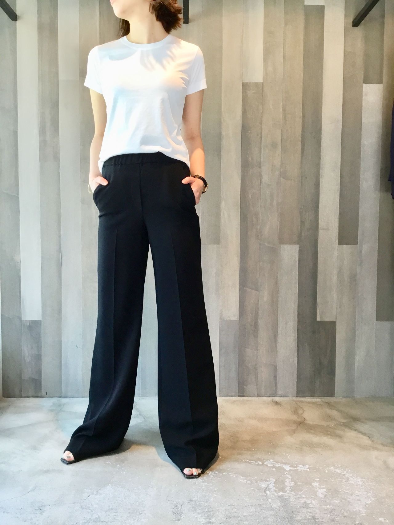 theory talbert wide leg pants