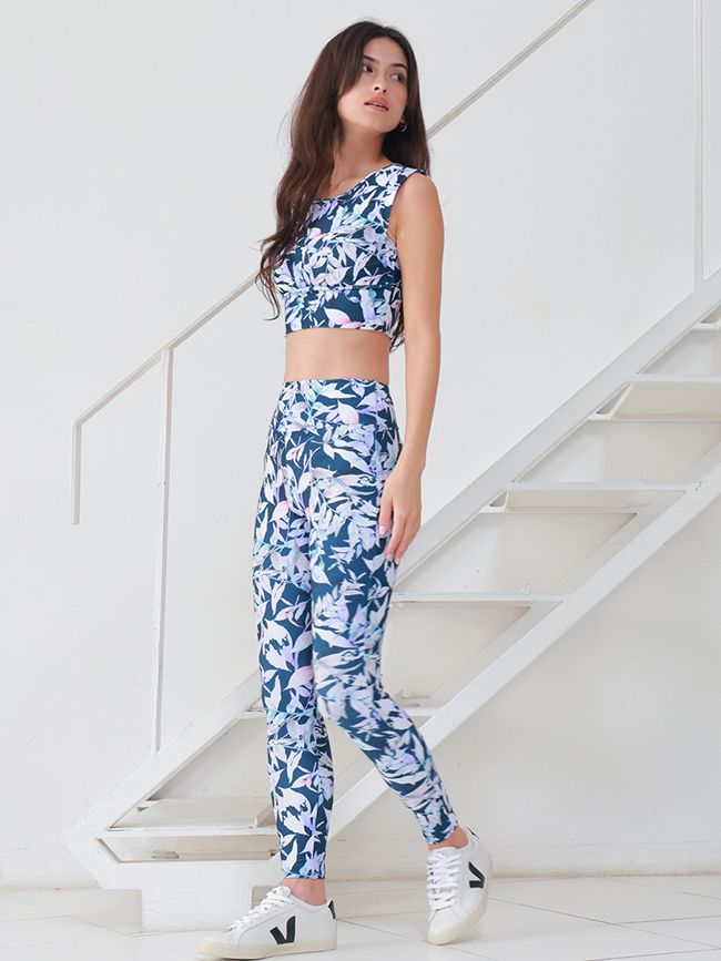 再入荷♥リーフ柄フルレギンス【新宿髙島 | 新宿高島屋 Riberce店