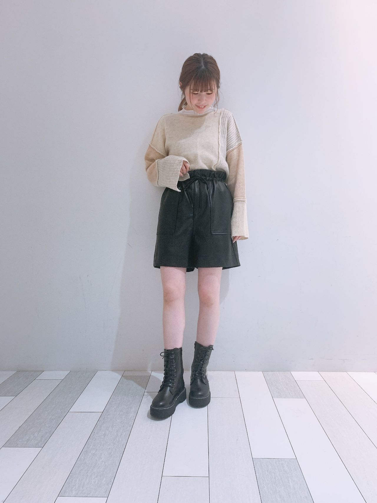 厚底レースアップブーツ 広島パルコ店 W Closet公式通販 ダブルクローゼット