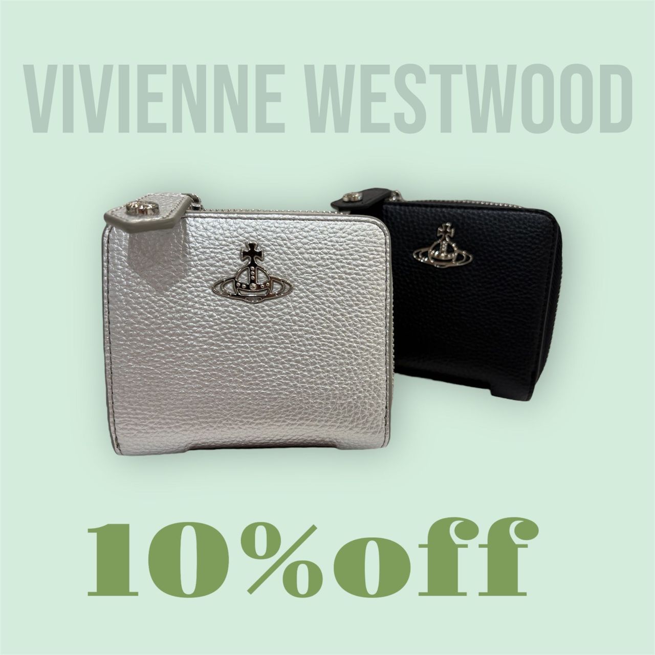 E*】様 最終価格　VivienneWestwood*ハードレザーサークルショル VivienneWestwood】ヴィヴィアン折財布 | りんくうシークル店
