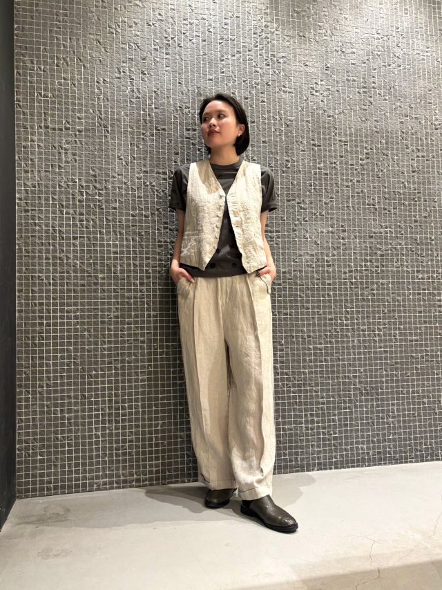 VIP SALE】リネンヘンプキャンバス パンツ | (パドカレ)公式