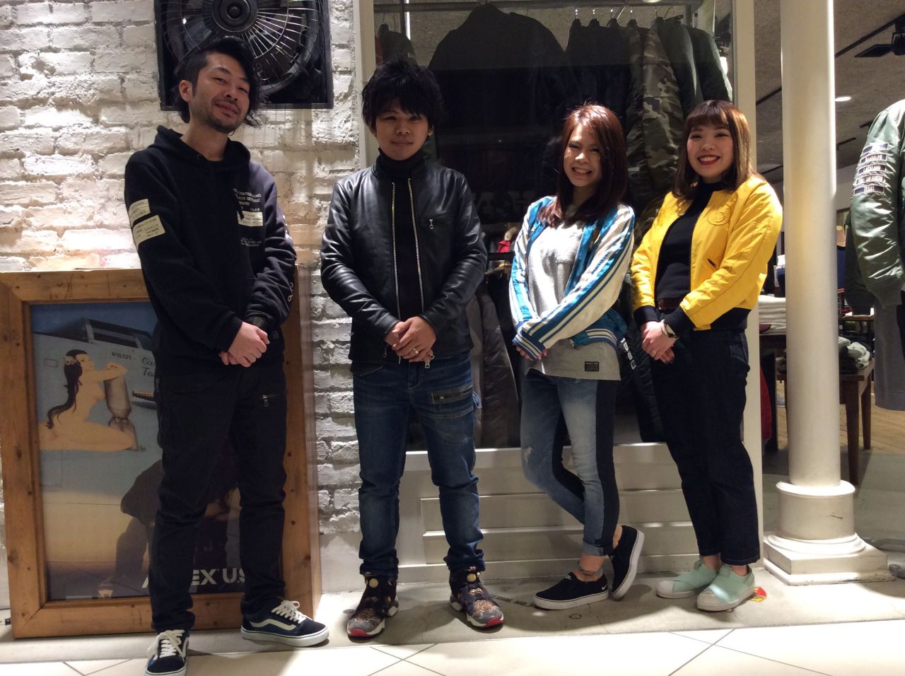 なんばパークス店より新年のご挨拶 Avirex Avirex 難波 上野商会公式ブログポータルサイト