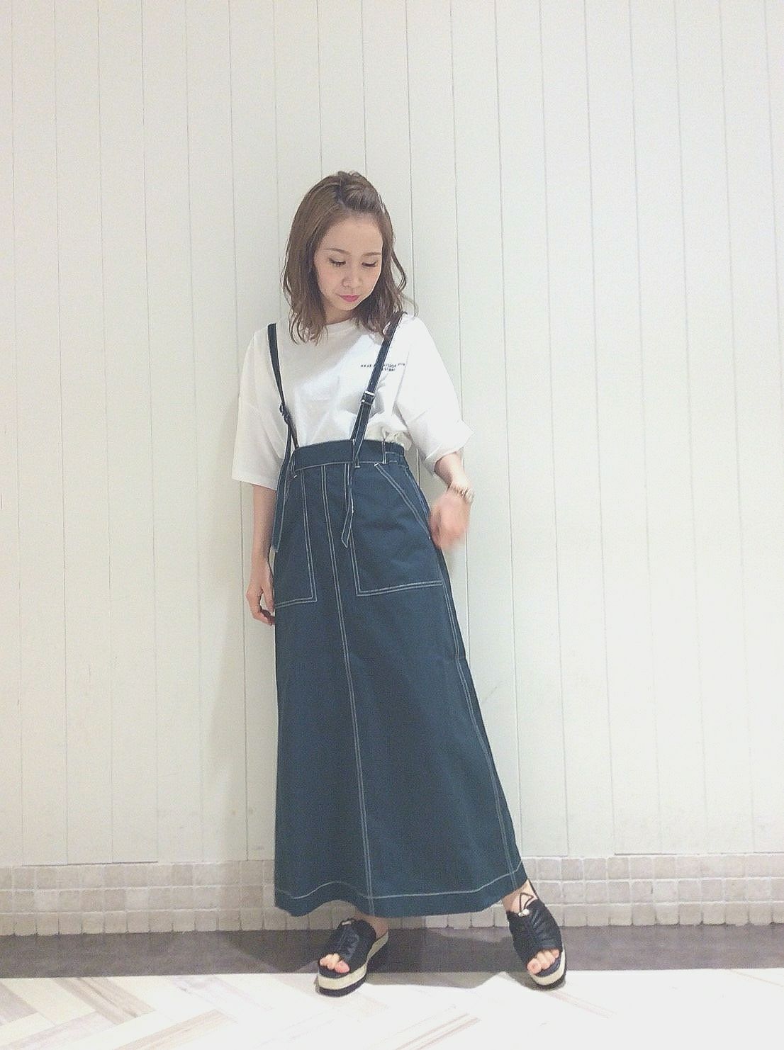 再入荷 トラペーズスカート ルミネ池袋店 W Closet公式通販 ダブルクローゼット