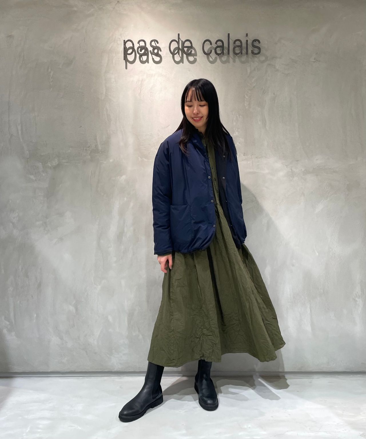 パドカレ✽ダウンジャケット NEW】コットンナイロンクロスリバーシブルダウンジャケット | 大阪髙