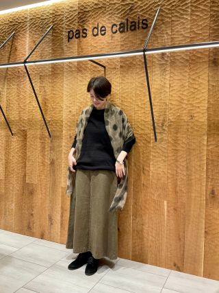 パドカレ・スカート pas de calais - 2021SS pas de calais パドカレリネンツイル