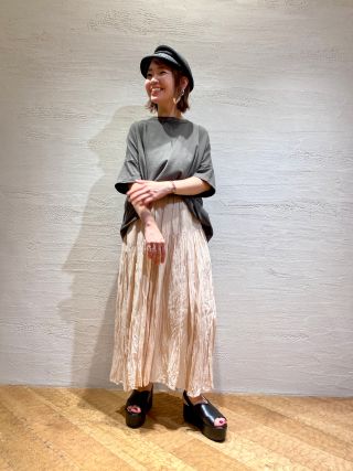 パドカレ　コットンバンブーパネル柄パンツ　サルエルパンツ　バンブー竹 pas de calais(パドカレ) パネル柄とストライプ ふたつの大人