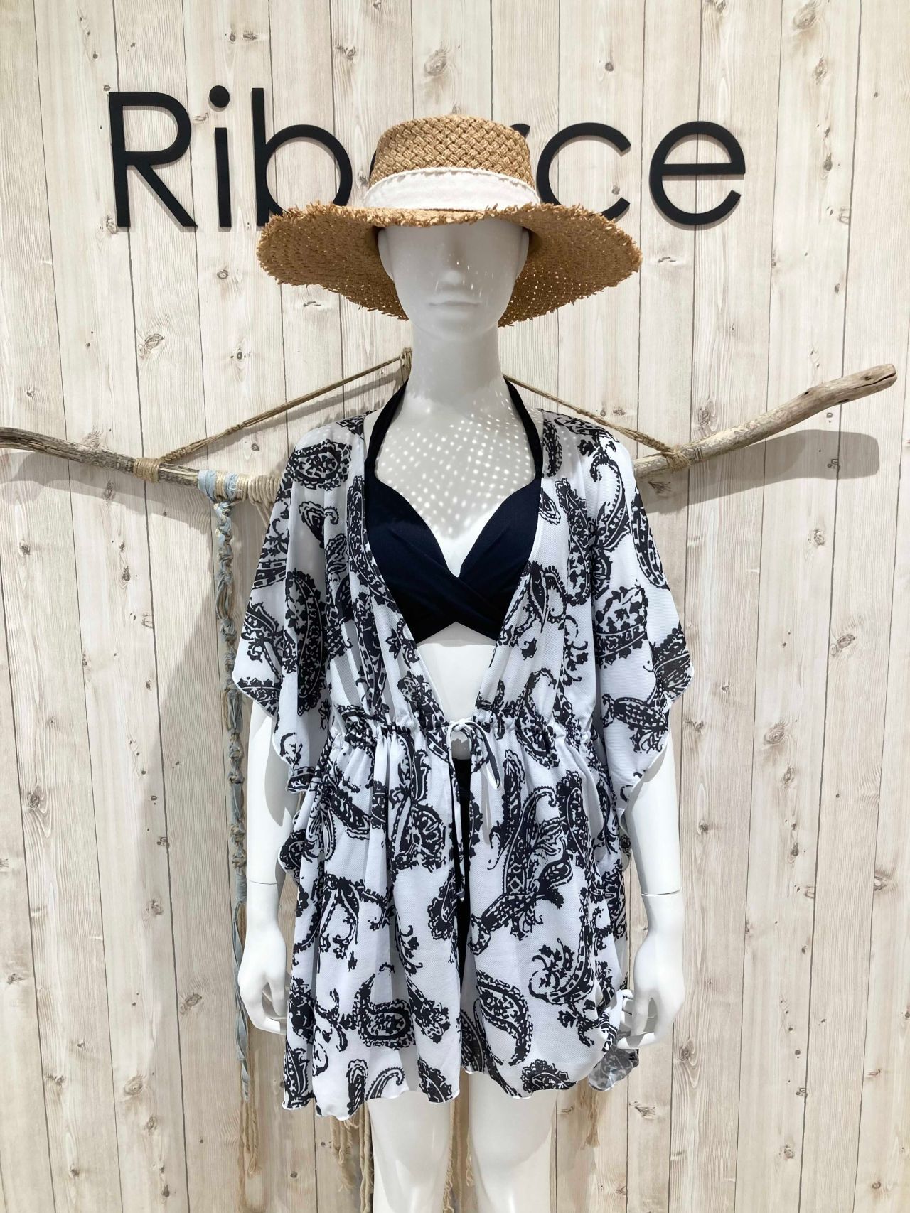 ☆新品☆Riberce リベーチェ スイム羽織り カーディガン リゾート ☆新品☆Riberce リベーチェ スイム羽織り カーディガン リゾート