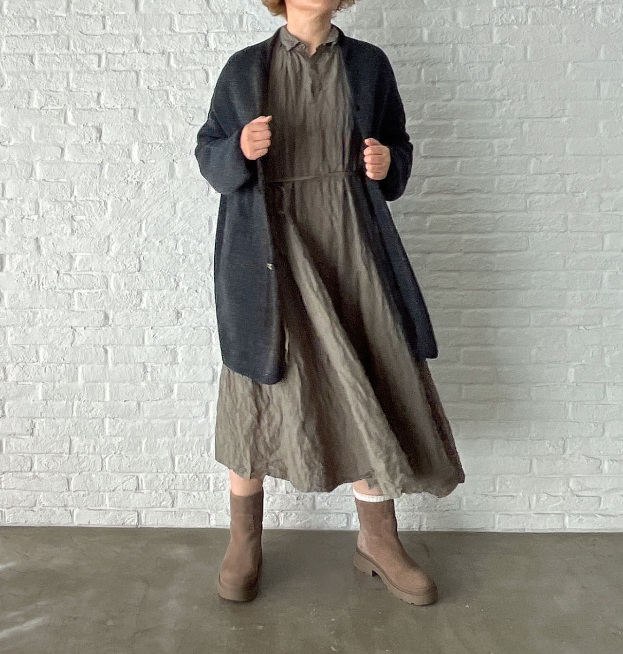 パドカレ チャコール 春まで使えるコート 軽い j.(ジェイドット) コート/40代50代からのレディースファッション
