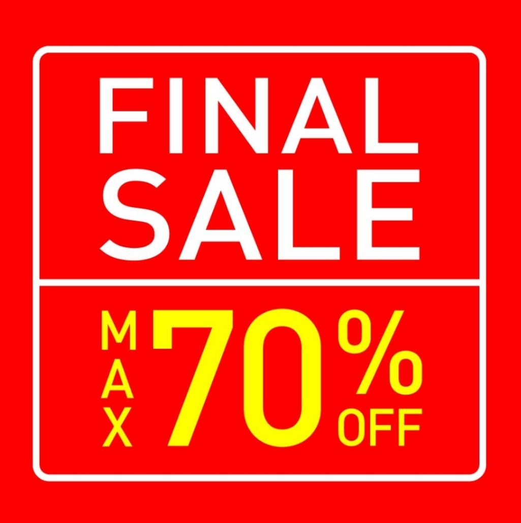 本日よりFINAL SALE開催！あの商品もプライスダウンでお得に♪｜THE 