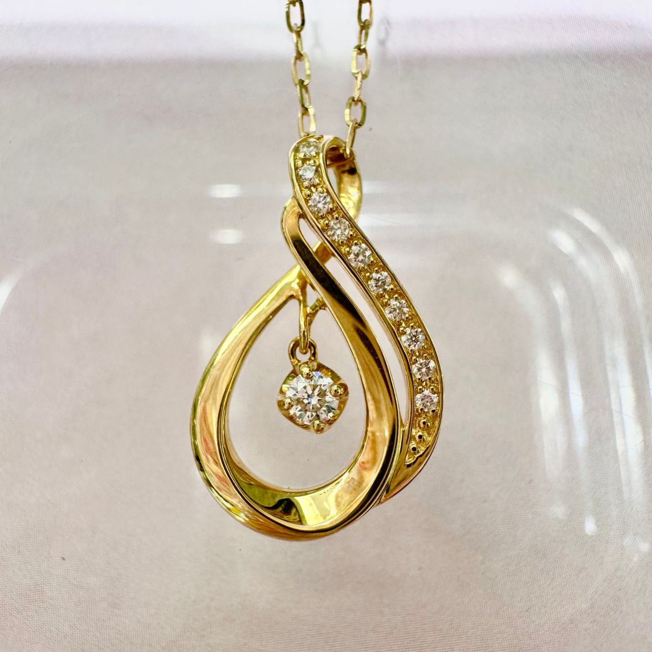 k18【 jewelry kanda 】一粒ダイヤ　ネックレス k18【 jewelry kanda 】一粒ダイヤ ネックレス