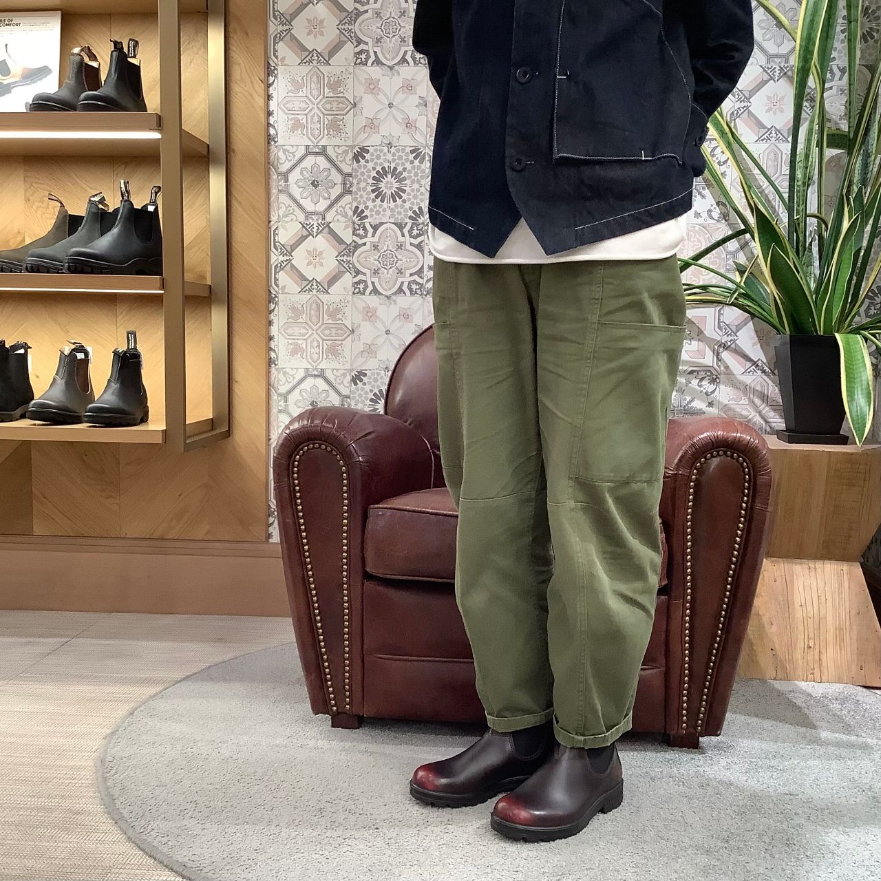専用STONE  / ブラッシュドコットン フーディ 24-25AW Blundstone】新色ブラッシュオフレザ | WASH ルミネ横浜店 | WASH
