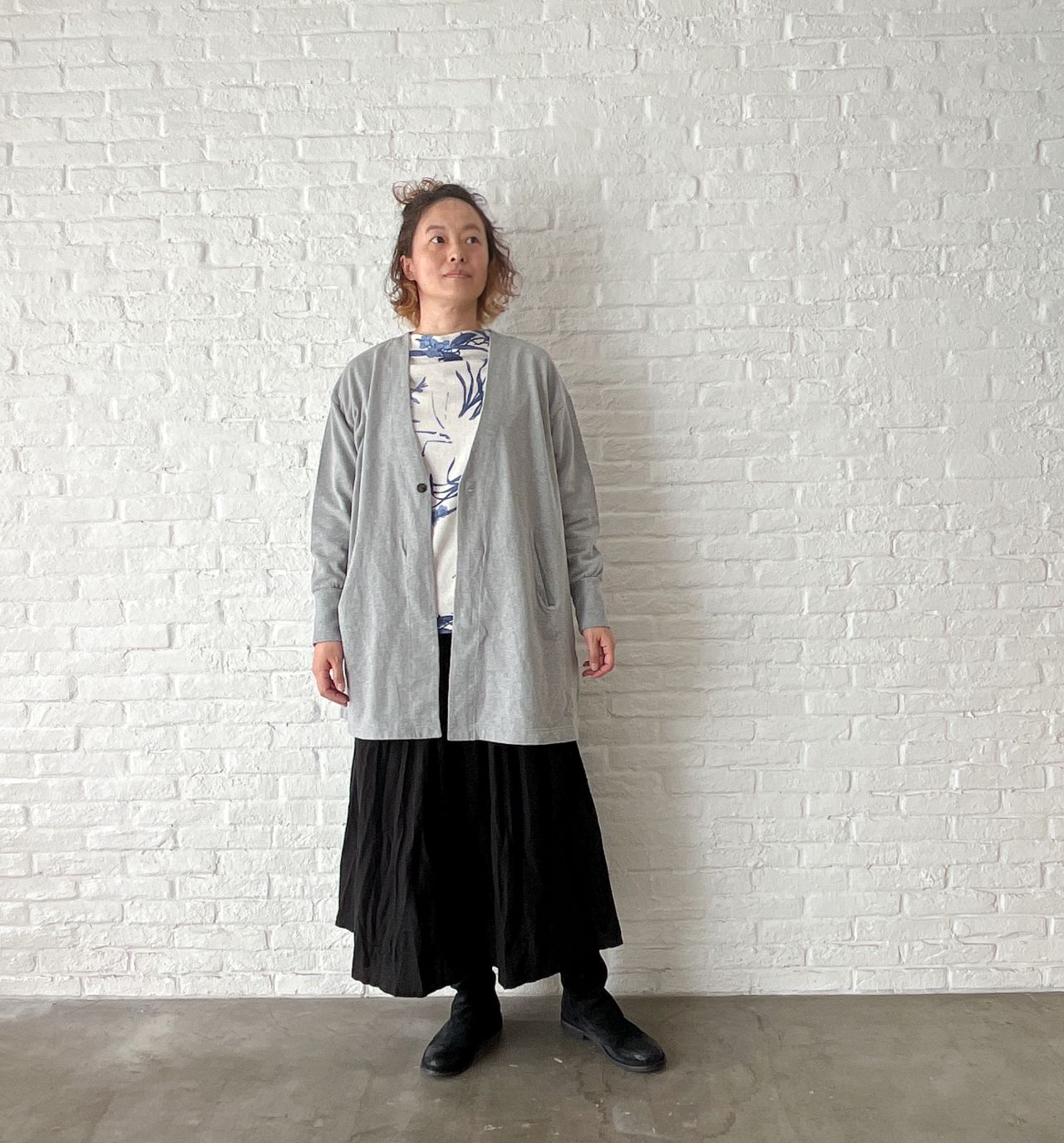 未使用 24SS pas de calais パドカレ ウォッシャブルコットンリネンパーカー プルオーバーニット 2450 サイズ36 ブラック レディース 古着 中古 USED pas de calais - 未使用 24SS pas de calais パドカレ ウォッシャブル
