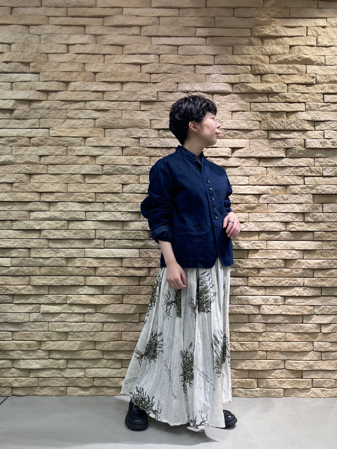 NEW】lavender printスカート | 京都髙島屋店 | pas de calais