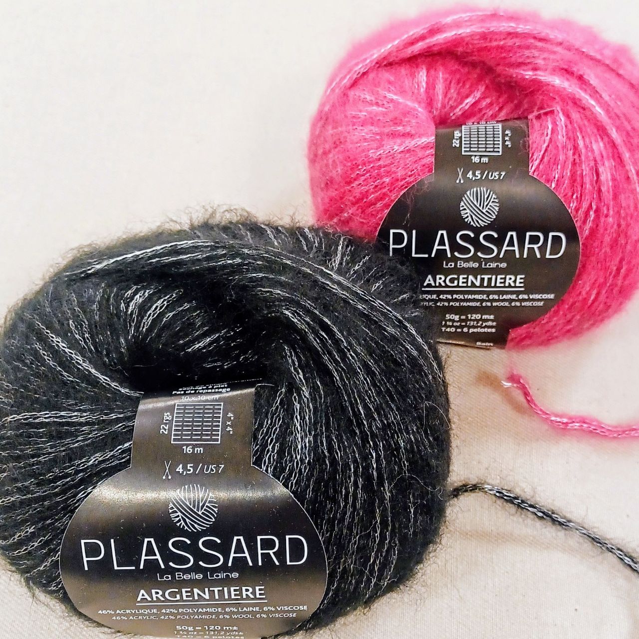 輸入毛糸 Plassard プラッサー LOU ルウ 16玉　まとめて 毛糸 Plassard-プラッサー- TOUDOUX・トゥドゥ 3.ベージュ 06Co99_