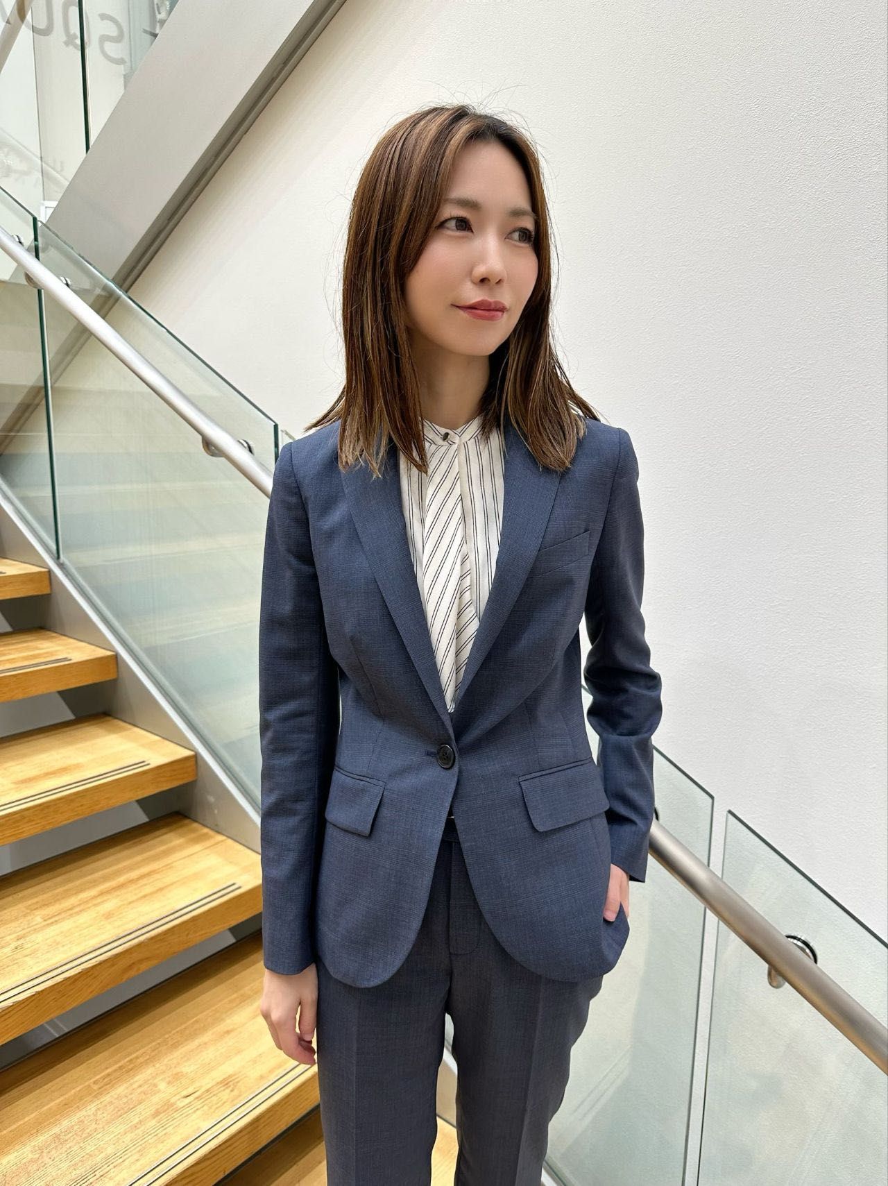 ザスーツカンパニー クールマックス ウォッシャブル スカートスーツ 38 タイトスカート／ウォッシャブル／ストレッチ／無地 | SUIT