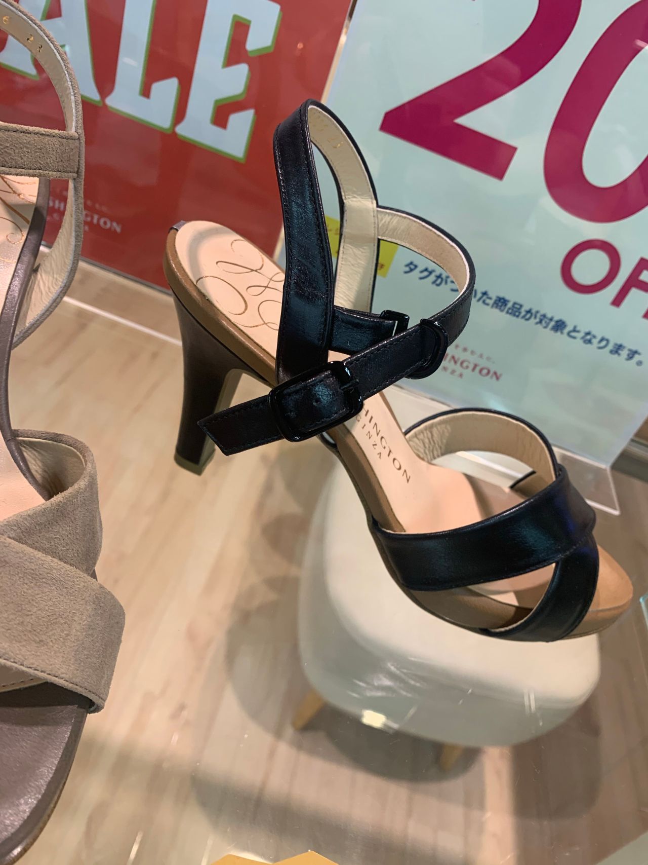 ヒール9センチでも楽なサンダル | GINZA WASHINGTON 阪急三番街