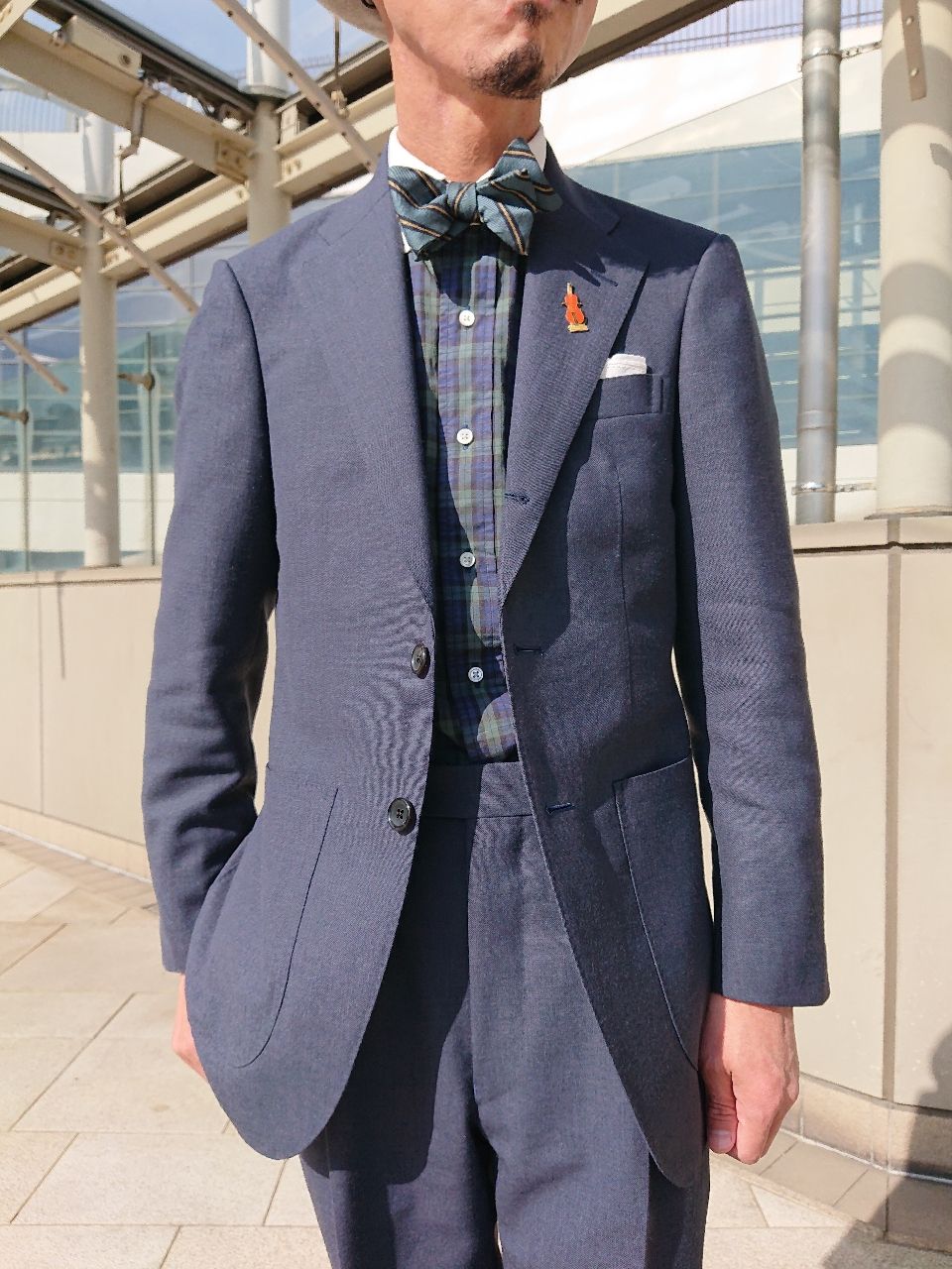 ships スーツ　オーダーメイド　12万程　数回使用のみ ships スーツ オーダーメイド 12万程 数回使用のみ - メルカリ