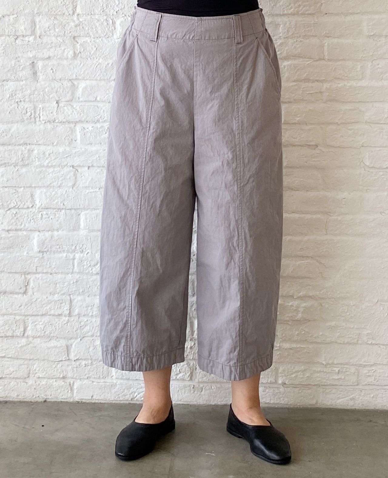 5日間限定！10%OFF】先染めリネン ワイドブラウス | pas de
