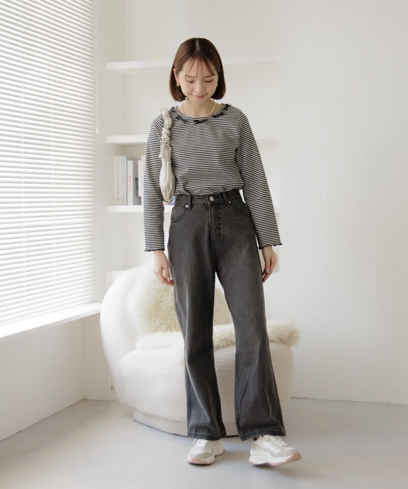 パンツ flower / glad buggy pants glad buggy pants～ｸﾞﾗｯﾄﾞﾊﾞｷﾞｰﾊﾟﾝﾂ | flower／フラワー公式通販