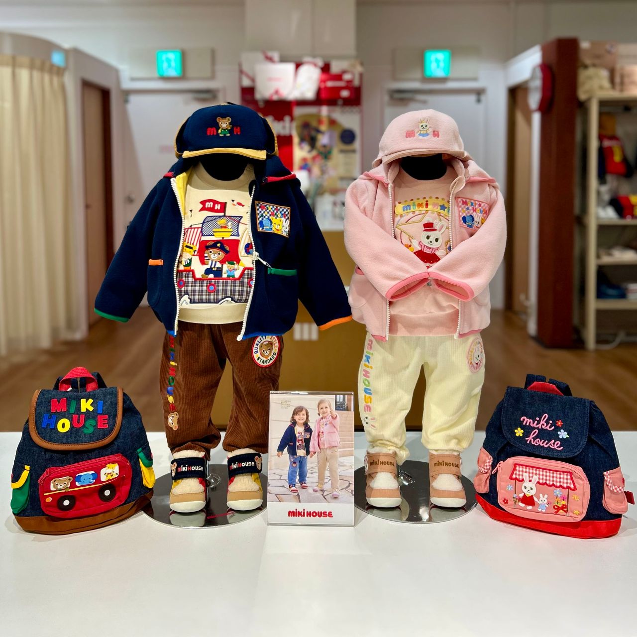 プッチー、うさこのフリースジャンパー♡｜ミキハウスミキハウス 橿原