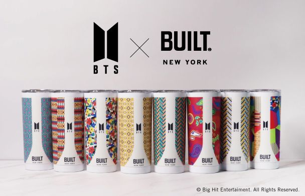BTS×BUILTコラボタンブラー＆ボトル】コラボ商品先行予約開始