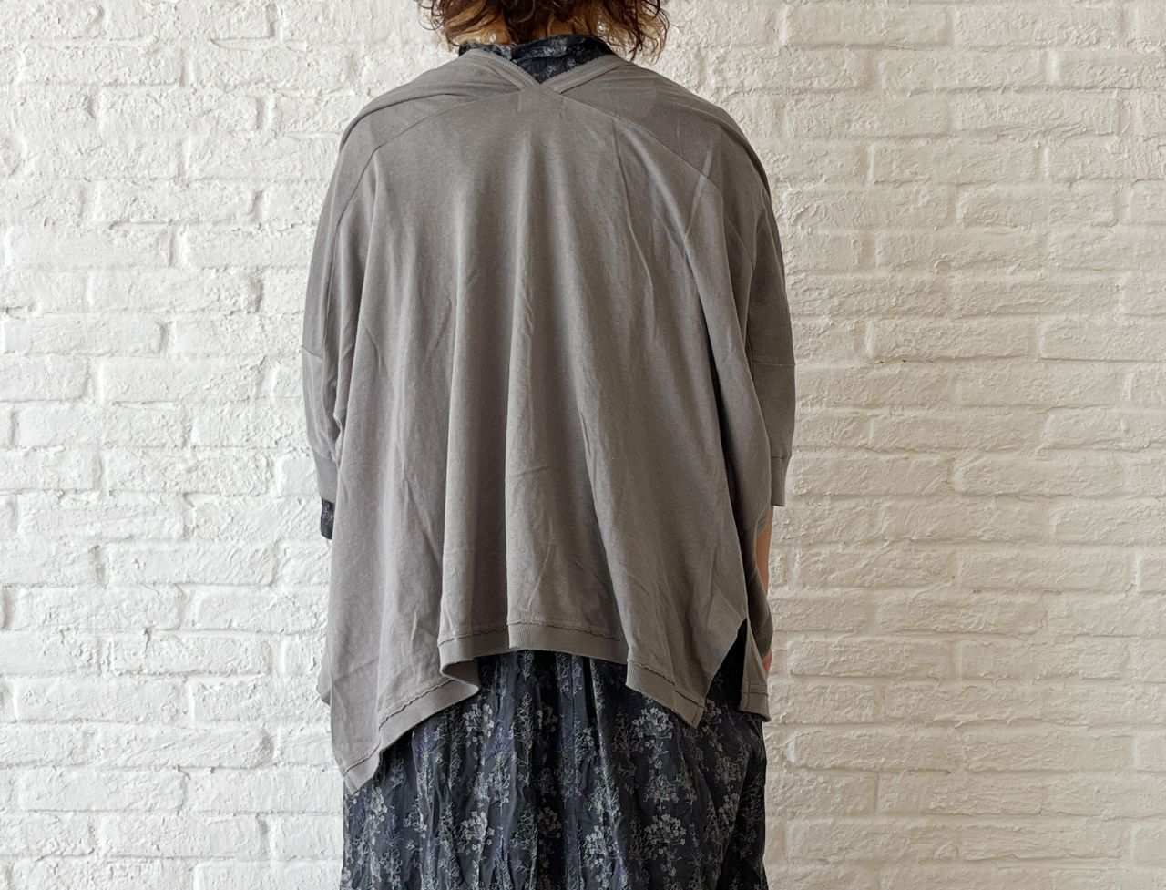 パドカレ Pas de Calais ワンピース CALAMINT PRINT 着回しコーディネート》Calamint print ワンピース | pas de