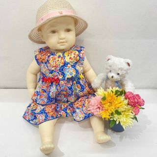 リバティ柄ロンパスで夏のお出かけ♪｜ファミリア阪急うめだ本店