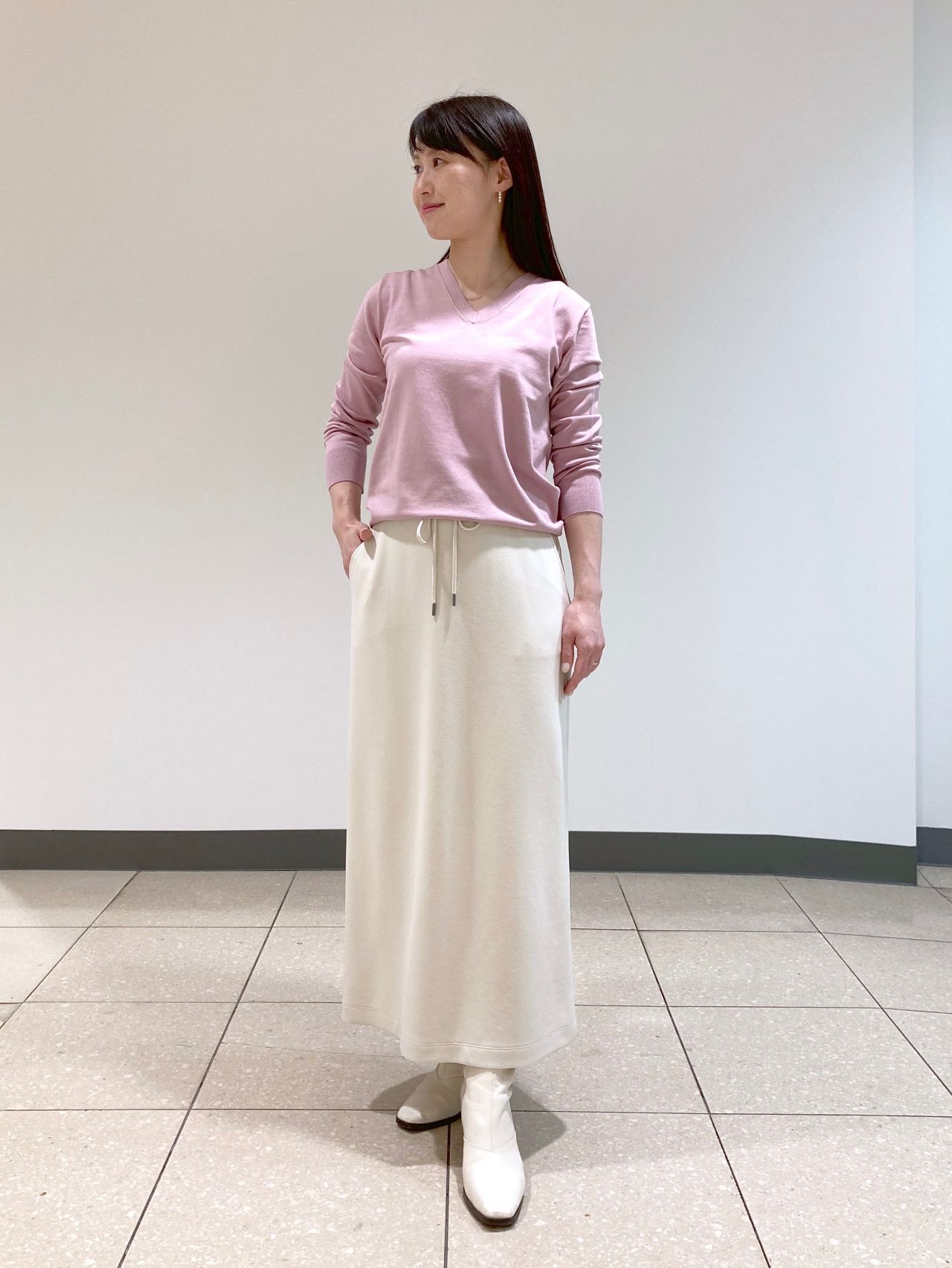 タグ付きtheory luxe ⭐︎ スプリングコート ピンク 38