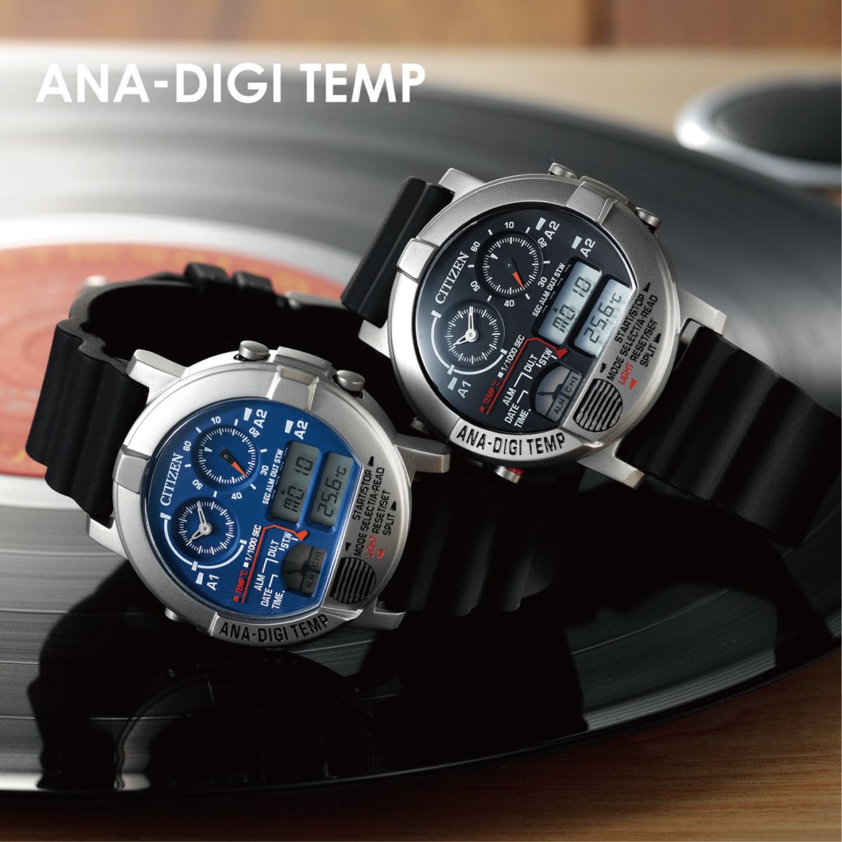 新品】CITIZEN シチズンアナデジテンプ JG0070-20L Amazon.co.jp