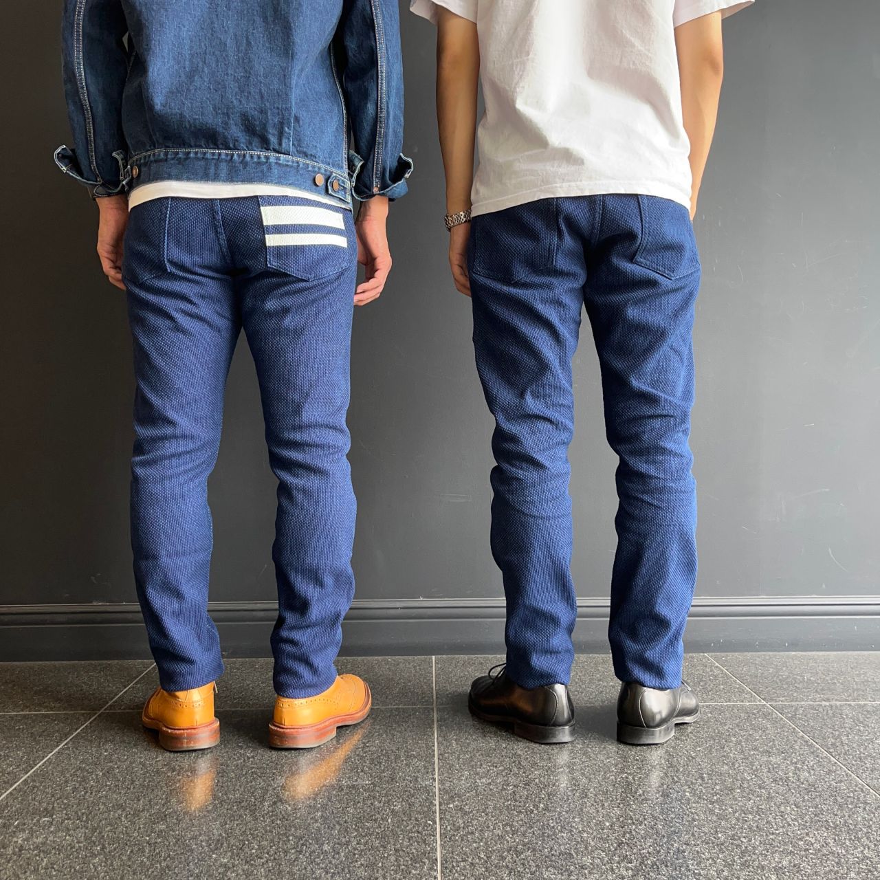桃太郎ジーンズ 22ss ID刺子ナローテーパードパンツ w30 MOMOTARO JEANS 桃太郎ジーンズ 0106SPZ 世界最特濃デニム