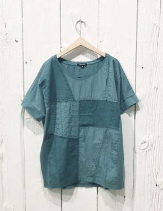 期間限定！20%OFF】パッチワークプルオーバー | pas de calais