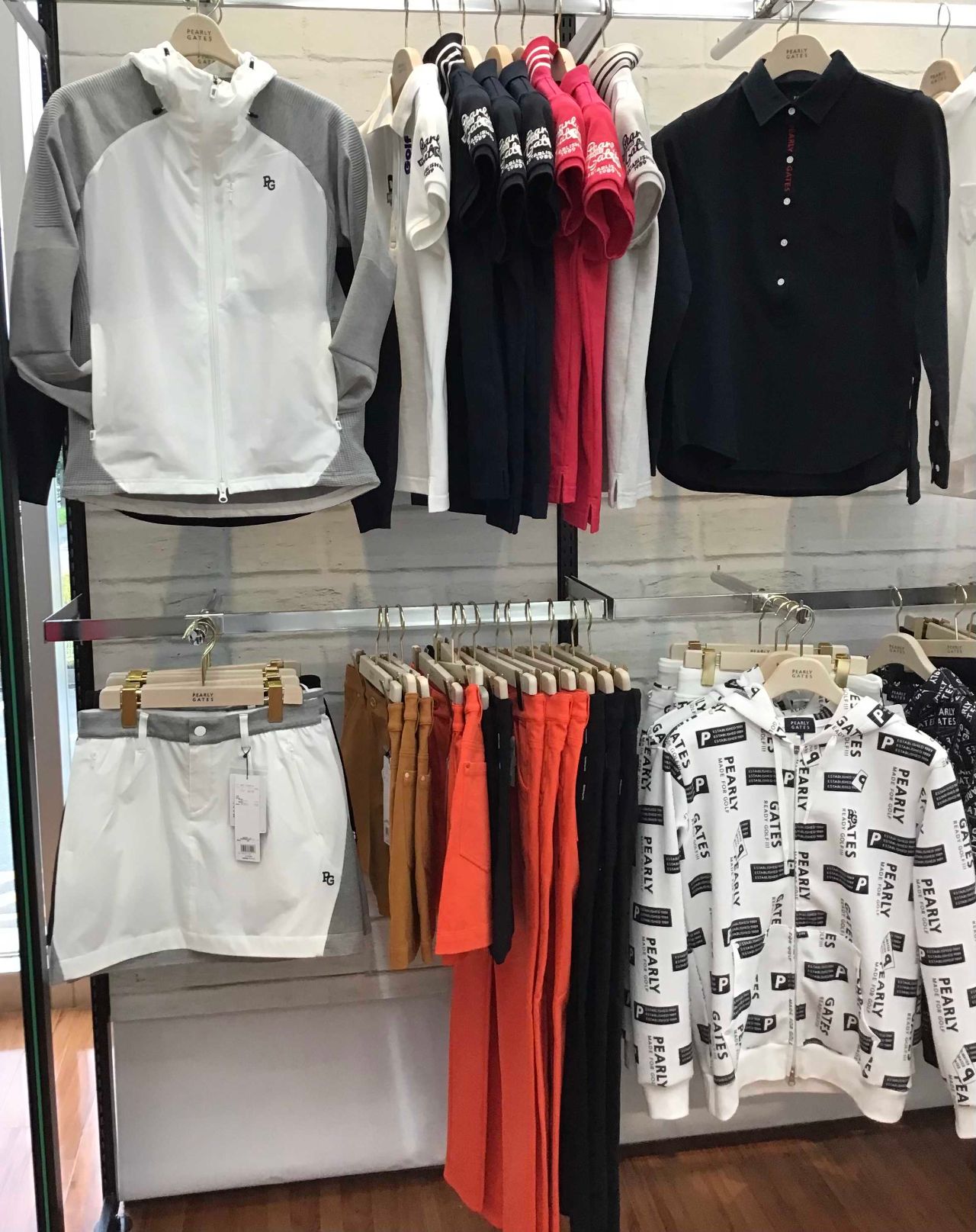 PEARLY GATES セットアップ♦️ CRAFTEVOフルジップアップレインジャケット ＜ロゴ/千鳥柄＞ (MENS