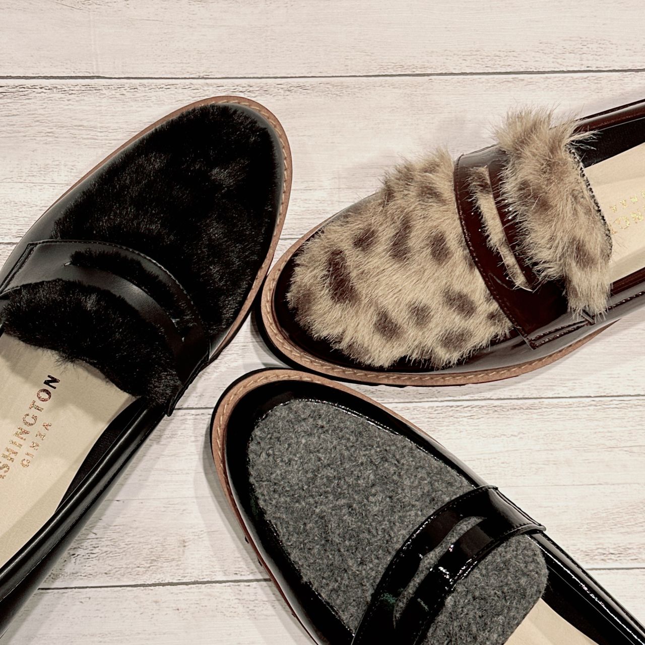 Lサイズ☆厚底のファーローファー♪♪♪ | GINZA WASHINGTON 銀座本店