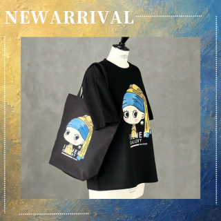 ついにグッズ化！新作】真珠の耳飾りの少女 トート・Tシャツ