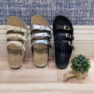 【NEW】WASH×TIAD. / トリプルストラップサンダル