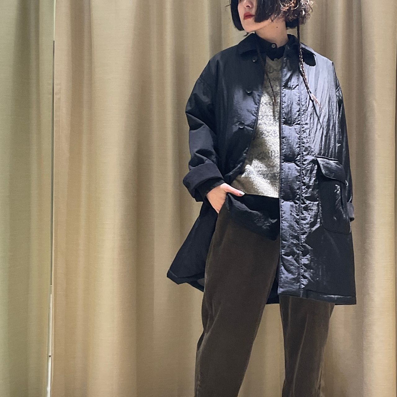 W1078◆美品！pas de calais パドカレ バーガンディ ニット W1078◇美品！pas de calais パドカレ バーガンディ ニット