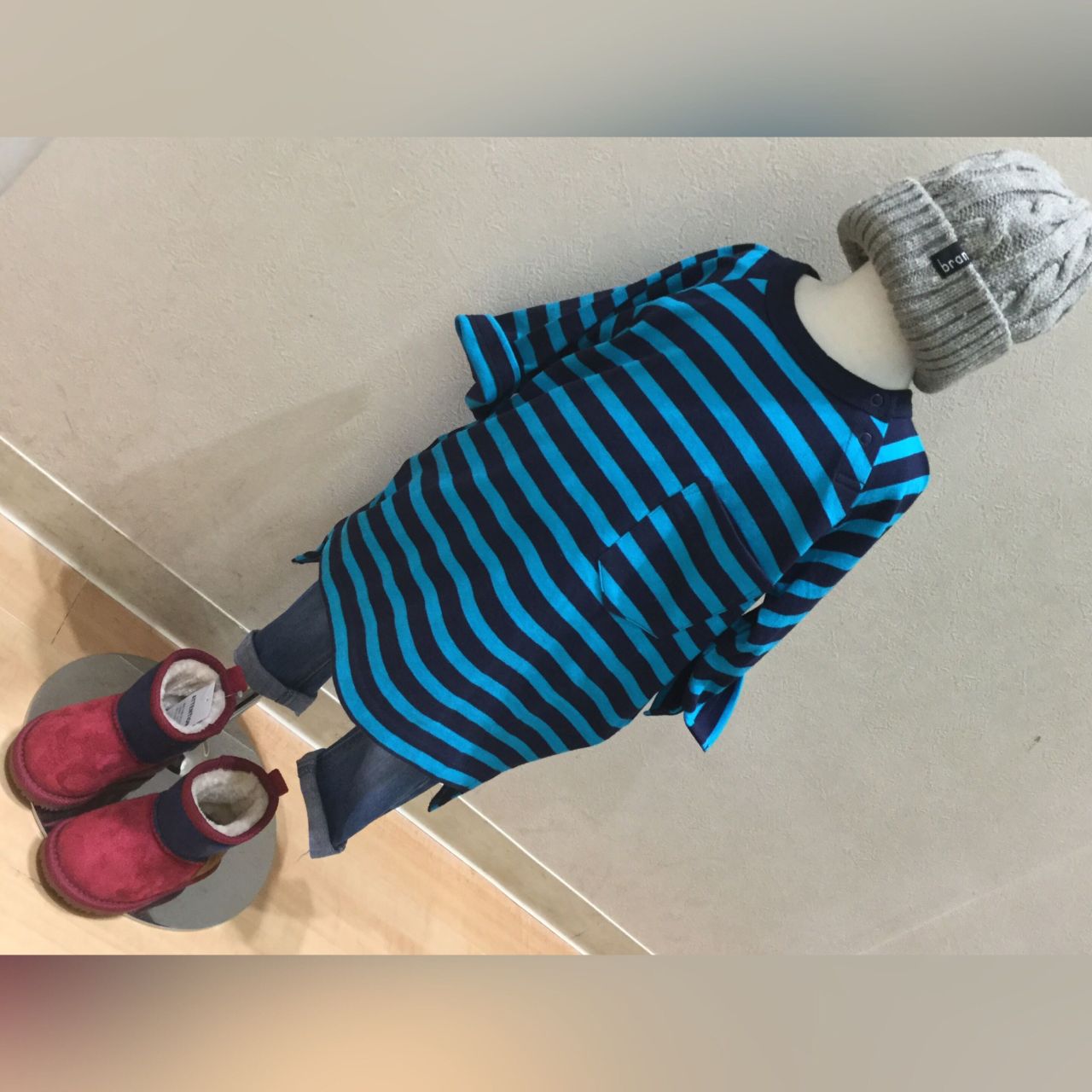 デイリー使いできる ボーダービックシルエットワンピース Branshesイオンモールむさし村山店 子供服のブランシェス Branshes 公式ショップブログ