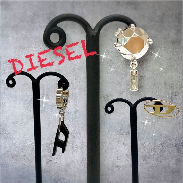 ディーゼル DIESEL ピアス ロゴピアス (片耳用) DX1418931【FITHOUSE