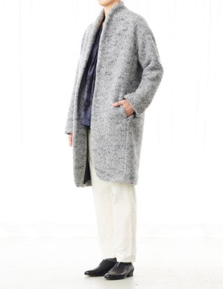 再入荷》レトロパイルインレー コート | pas de calais Online | pas