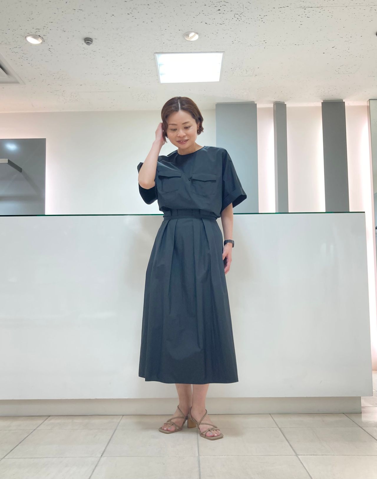 ウエストタックですっきり スカートセットアップ | 札幌三越店  