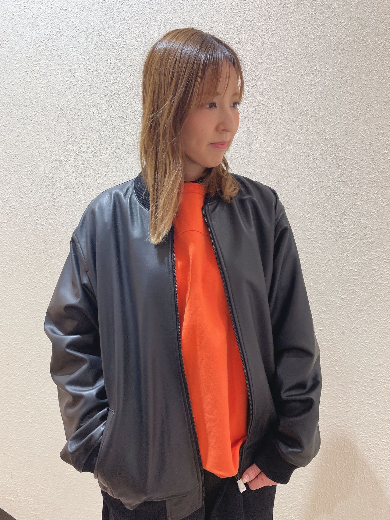 【RUFFO】MA-1タイプ レザーブルゾン BRILLA per il gusto（ブリッラペルイルグースト）の「RUFFO
