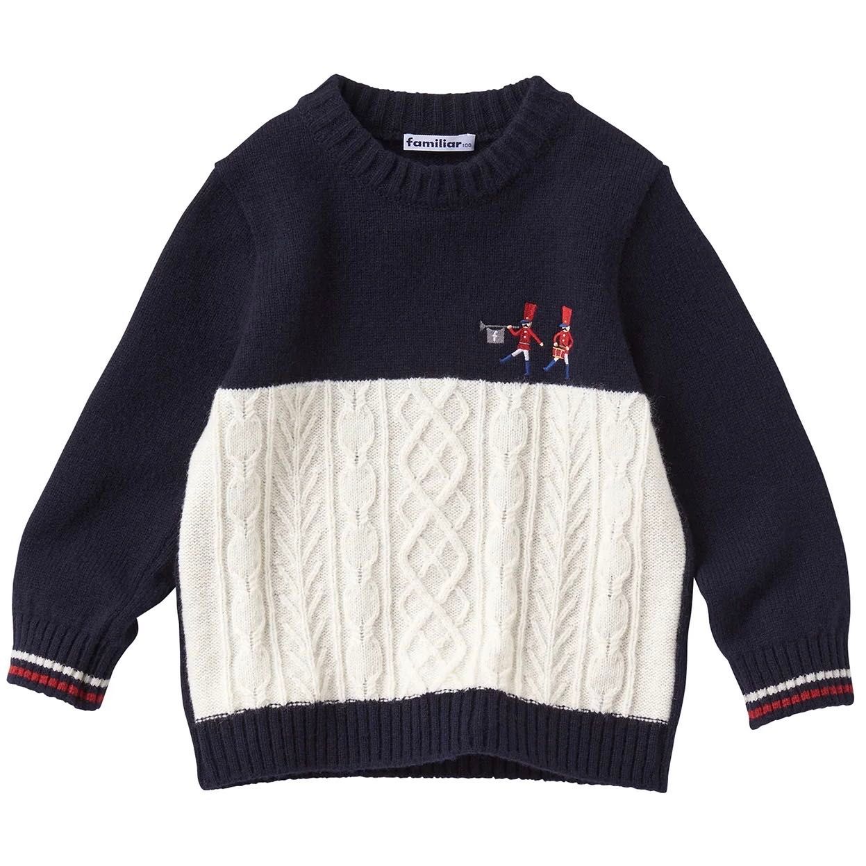 美品❗️familiarの可愛い人気のトレーナー アートが可愛い♡セーター&トレーナー♪ ｜ファミリア大阪髙島屋