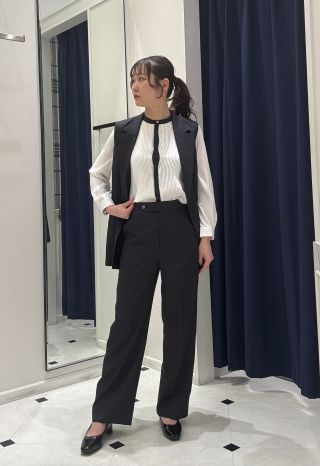 グランフロント大阪】機能性抜群♡セットアップスーツ｜WHITE