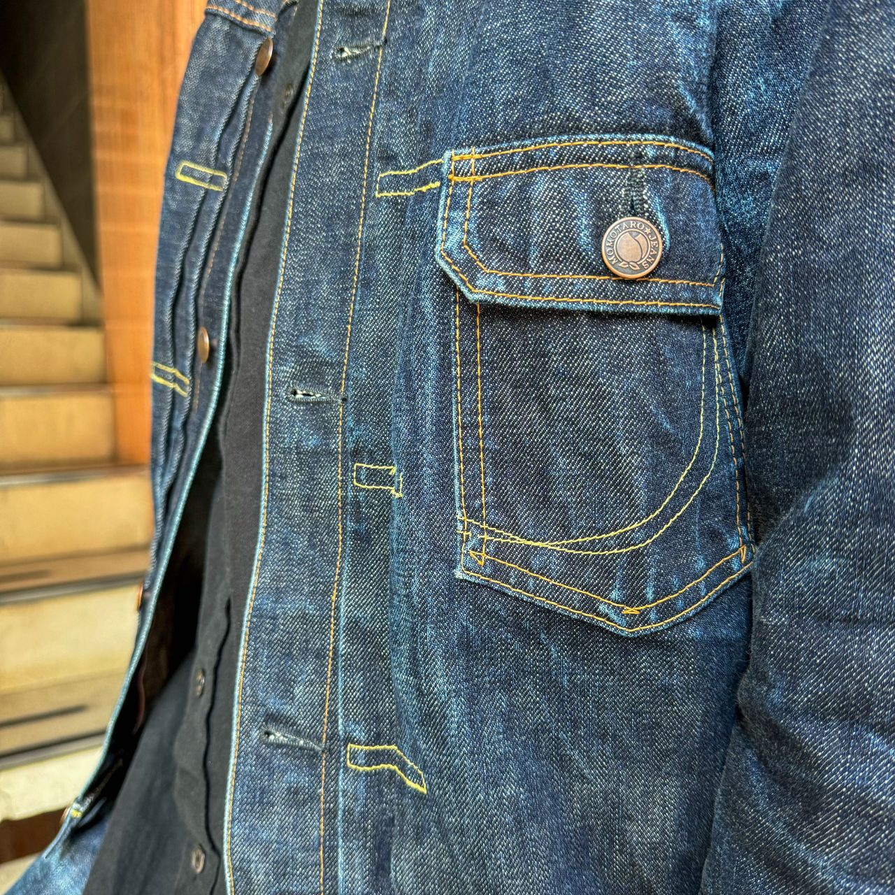 桃太郎JEANS　ジャケット　銅丹 楽天市場】【中古】桃太郎ジーンズ｜桃太郎ジーンズ 銅丹LABEL